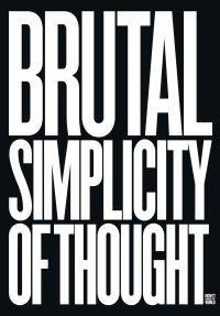 Book Cover for Brutal Simplicity of Thought by MC Saatchi Worldwide
