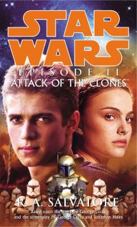 Book Cover for Attack of the Clones by R. A. Salvatore, George Lucas, Jonathan Hales