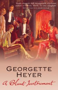 Book Cover for A Blunt Instrument by Georgette Heyer