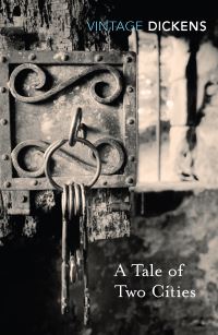 Book Cover for A Tale of Two Cities by Charles Dickens, Hablot Knight Browne