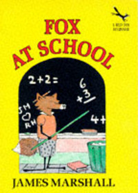 Book Cover for Fox at School by James Marshall