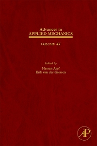 Book Cover for Advances in Applied Mechanics by Erik van der Giessen, Hassan Aref