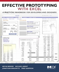 Book Cover for Effective Prototyping With Excel by Nevin Berger,  Michael Arent,  Jonathan Arnowitz