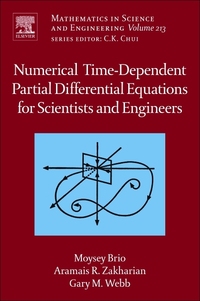Book Cover for Numerical Time-Dependent Partial Differential Equations for Scientists and Engineers by Moysey Brio, Aramais R Zakharian, Gary M Webb