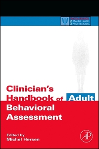Book Cover for Clinician's Handbook of Adult Behavioral Assessment by Michel Hersen