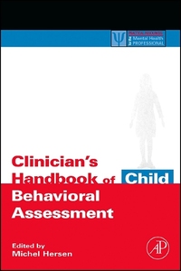 Book Cover for Clinician's Handbook of Child Behavioral Assessment by Michel Hersen
