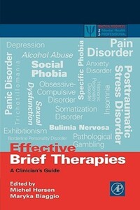 Book Cover for Effective Brief Therapies by Michel Hersen, Maryka Biaggio