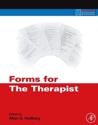 Book Cover for Forms for the Therapist by Allan Hedberg