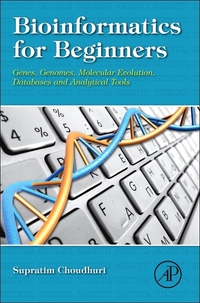 Book Cover for Bioinformatics for Beginners by Supratim Choudhuri