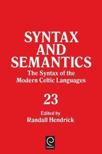 Book Cover for The Syntax of the Modern Celtic Languages by Stephen R Anderson, Randall Hendrick