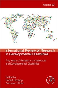 Book Cover for Fifty Years of Research in Intellectual and Developmental Disabilities by Robert M Hodapp, Deborah J Fidler