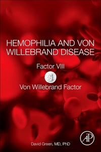 Book Cover for Hemophilia and Von Willebrand Disease. Factor VIII Von Willebrand Factor by David Green