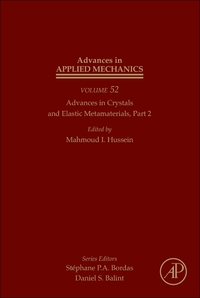 Book Cover for Advances in Crystals and Elastic Metamaterials. Part 2 by Mahmoud I Hussein