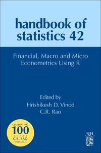 Book Cover for Financial, Macro and Micro Econometrics Using R by Hrishikesh D Vinod, C Radhakrishna Rao