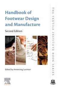 Book Cover for Handbook of Footwear Design and Manufacture by Ameersing Luximon