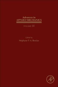 Book Cover for Advances in Applied Mechanics. 55 by Daniel S Balint, Stéphane P Bordas