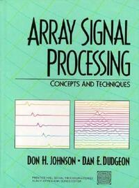 Book Cover for Array Signal Processing by Don H Johnson, Dan E Dudgeon