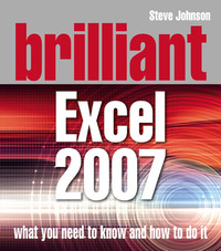 Book Cover for Brilliant Microsoft Excel 2007 by Steve Johnson