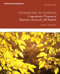 Book Cover for Counseling in Schools by John J Schmidt