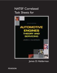 Book Cover for NATEF Correlated Task Sheets for Automotive Engines by James Halderman