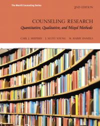 Book Cover for Counseling Research by Carl Sheperis, J Scott Young, M Harry Daniels