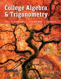 Book Cover for College Algebra & Trigonometry by Margaret L Lial