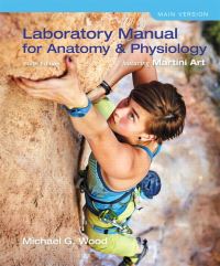 Book Cover for Laboratory Manual for Anatomy & Physiology featuring Martini Art, Main Version by Michael Wood
