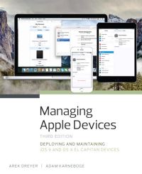 Book Cover for Managing Apple Devices by Arek Dreyer, Adam Karneboge