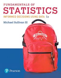 Book Cover for Fundamentals of Statistics by Michael Sullivan