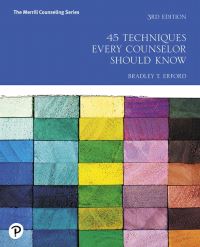 Book Cover for 45 Techniques Every Counselor Should Know by Bradley T Erford