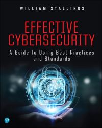 Book Cover for Effective Cybersecurity by William Stallings