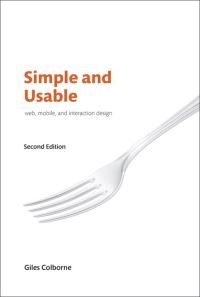 Book Cover for Simple and Usable by Giles Colborne