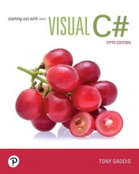 Book Cover for Starting Out With Visual C# by Tony Gaddis