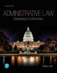 Book Cover for Administrative Law by Daniel Hall