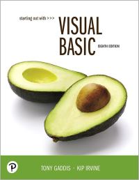 Book Cover for Starting Out With Visual Basic by Tony Gaddis, Kip R Irvine