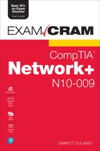 Book Cover for CompTIA Network+ N10-009 Exam Cram by Emmett A Dulaney