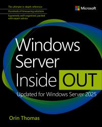 Book Cover for Windows Server Inside Out by Orin Thomas