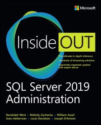 Book Cover for SQL Server 2019 Administration by Randolph West