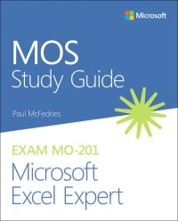 Book Cover for MOS Study Guide for Microsoft Excel Expert Exam MO-201 by Paul McFedries