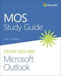 Book Cover for MOS Study Guide for Microsoft Outlook Exam MO-400 by Joan Lambert