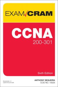 Book Cover for CCNA 200-301 Exam Cram by Anthony Sequeira