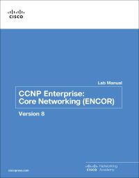 Book Cover for CCNP Enterprise V8 Lab Manual by Cisco Networking Academy Program
