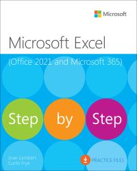 Book Cover for Microsoft Excel Step by Step (Office 2021 and Microsoft 365) by Joan Lambert, Curtis Frye, Microsoft Corporation