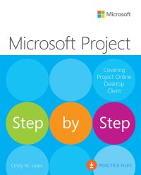 Book Cover for Microsoft Project Step by Step by Cindy M Lewis, Microsoft Corporation