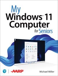 Book Cover for My Windows 11 Computer for Seniors by Michael Miller, AARP Organization