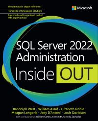 Book Cover for SQL Server 2022 Administration by Randolph West