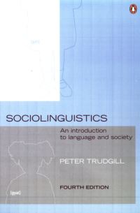 Book Cover for Sociolinguistics by Peter Trudgill