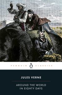 Book Cover for Around the World in Eighty Days by Jules Verne, Michael Glencross