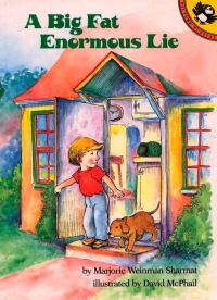 Book Cover for A Big Fat Enormous Lie by Marjorie Weinman Sharmat