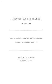 Book Cover for Miracles and Idolatry by Voltaire